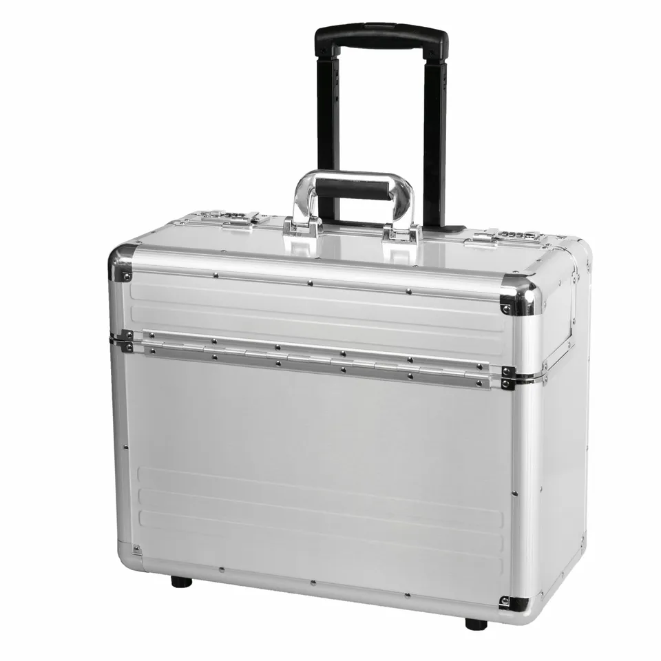 Lightpak OMEGA Pilotenkoffer Aluminium silber 17 Zoll