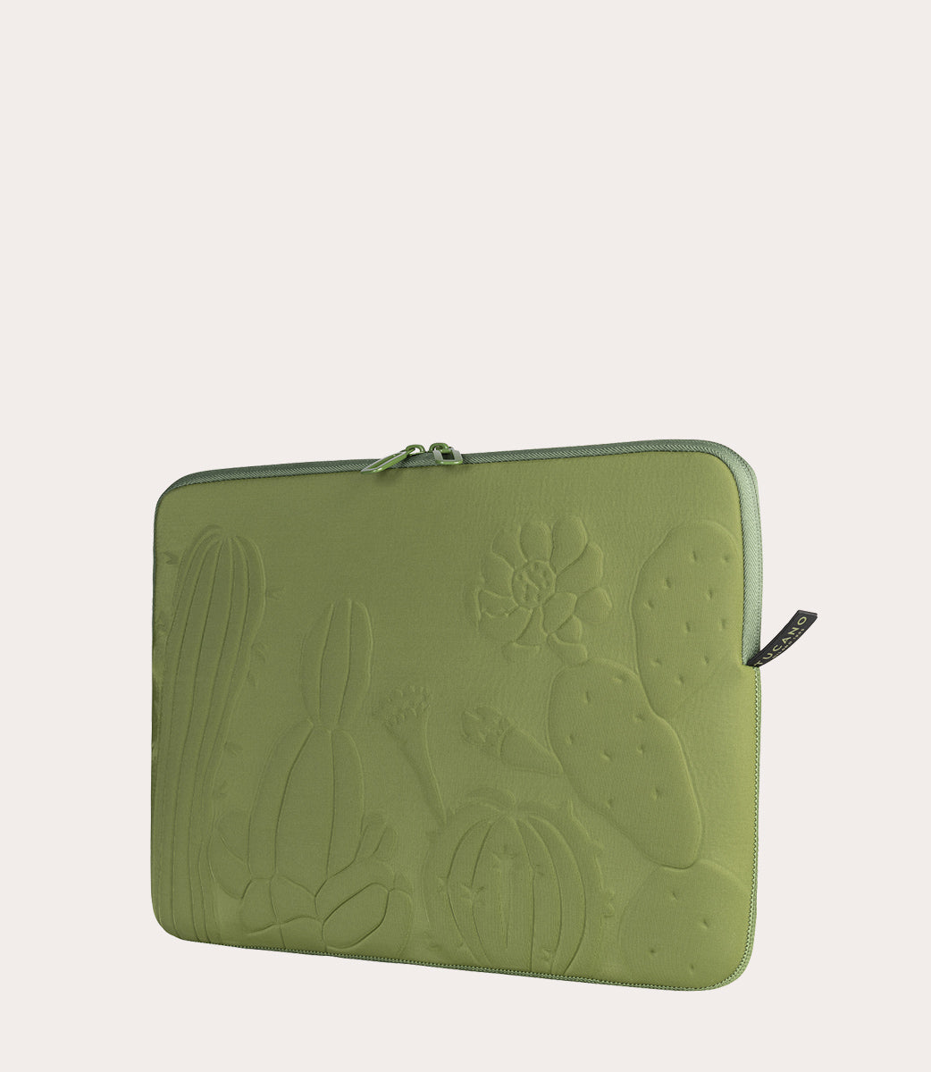 Tucano Rilievo Cactus Laptop Hülle 15,6 Zoll Grün