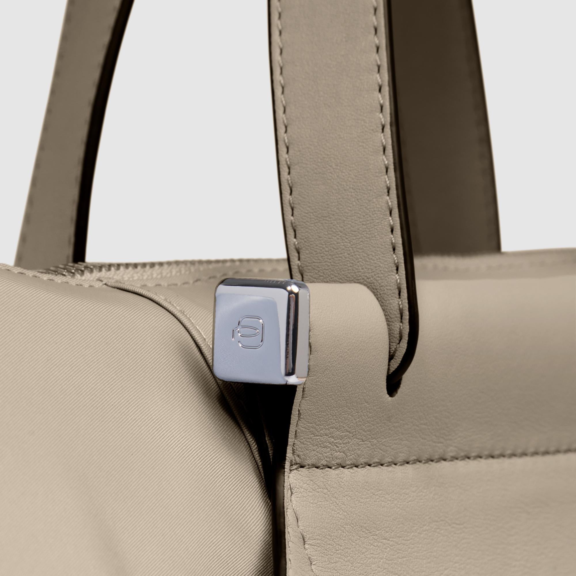 Piquadro Materia Laptoptasche Damen 15,6 Zoll Schwarz