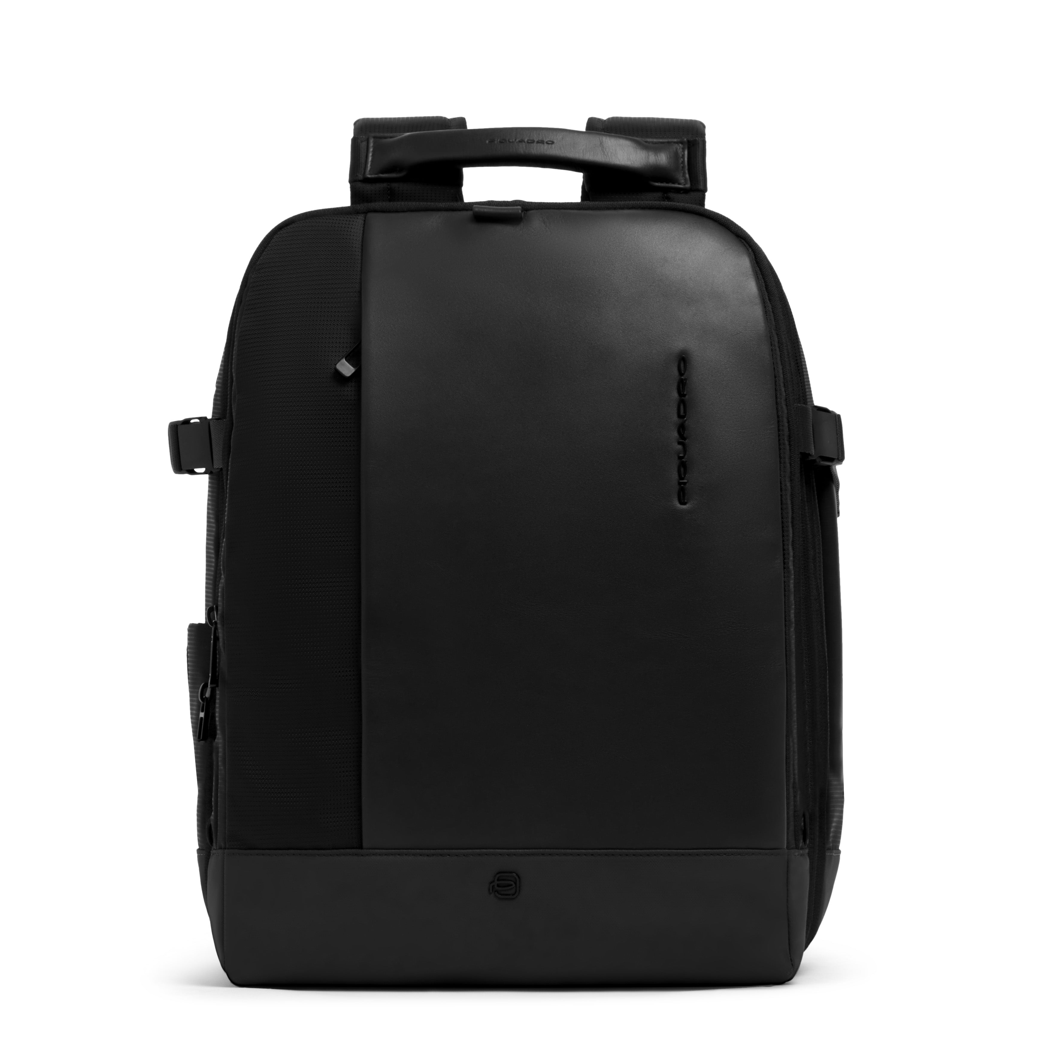 Piquadro Black Square Rucksack 15,6 Zoll Grün Stoff