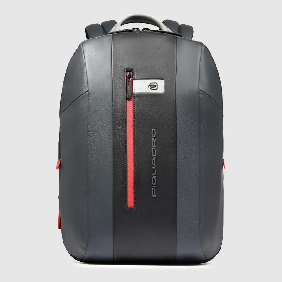 Piquadro Rover Rucksack 15,6 Zoll Schwarz erweiterbar RFID