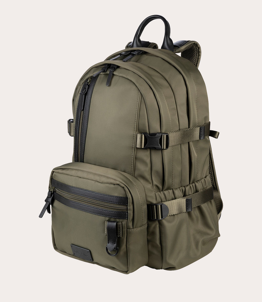 Tucano Desert Premium 15,6 Zoll Rucksack Grün Leder