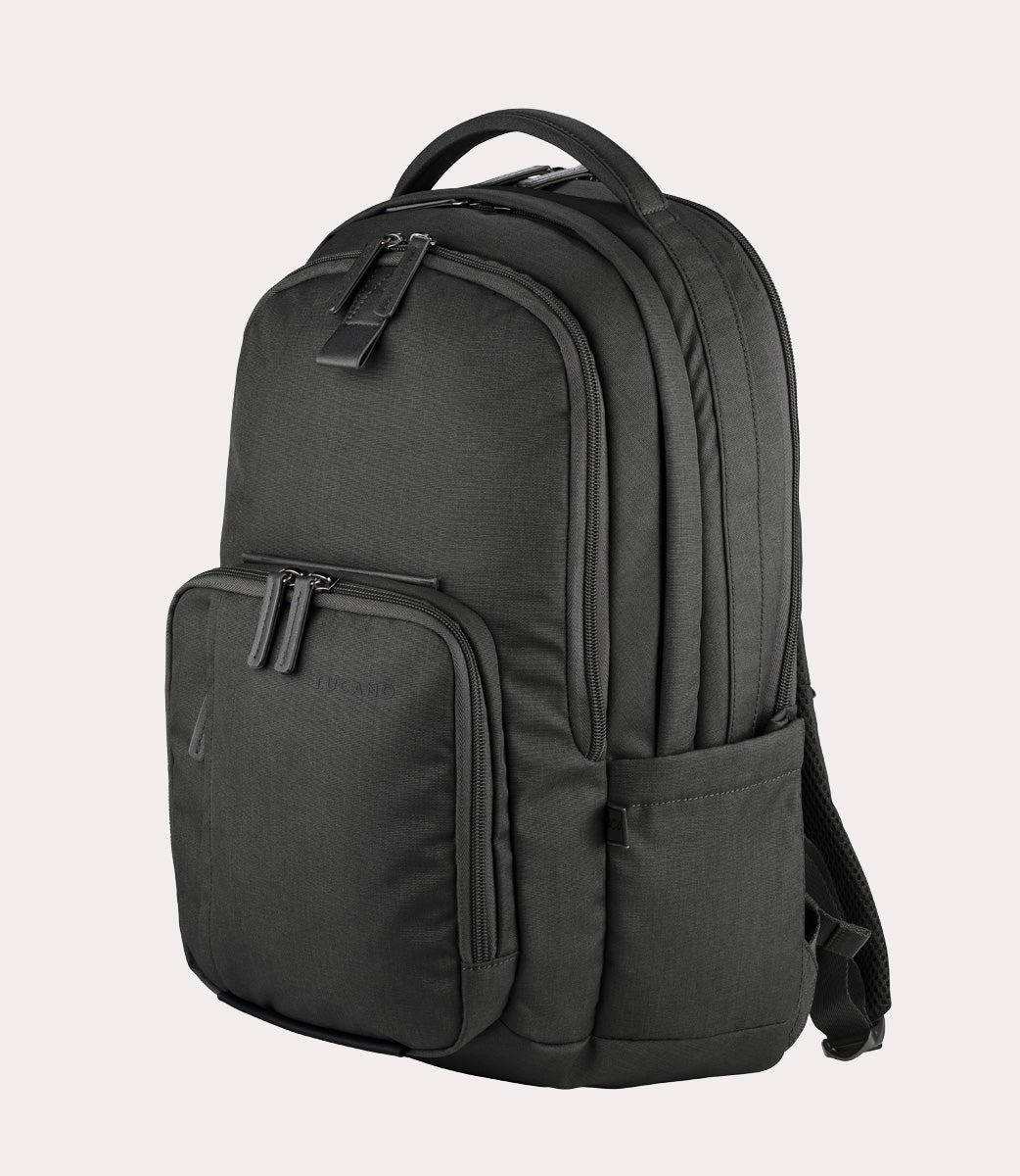 Tucano Flash 15 Zoll Laptop-Rucksack Schwarz 3 Fächer