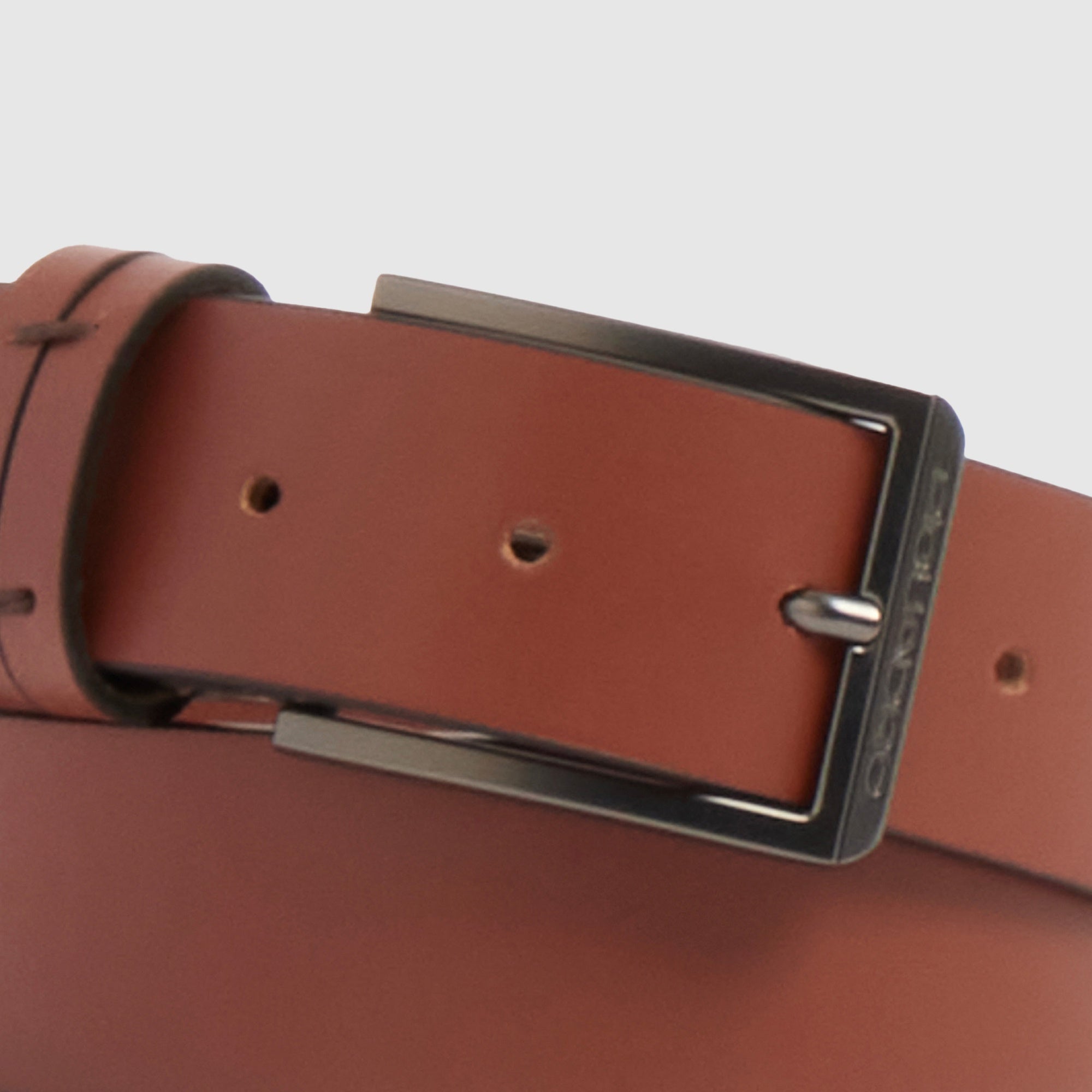 Piquadro Blue Square Ledergürtel Herren Braun Dornschließe
