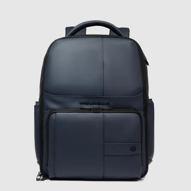 Piquadro Corner 2.0 Laptop Rucksack wasserfest Schwarz