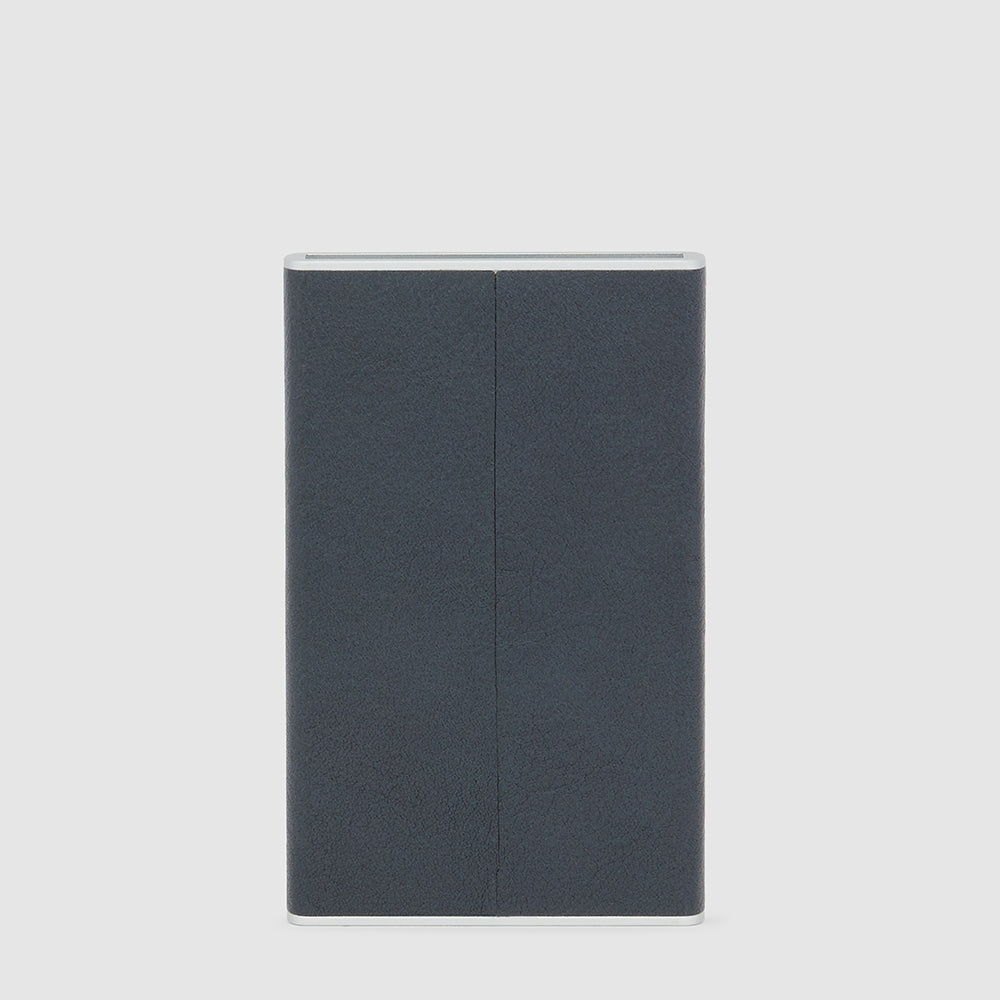 Piquadro Black Square Portcredit Kartenetui Schwarz RFID