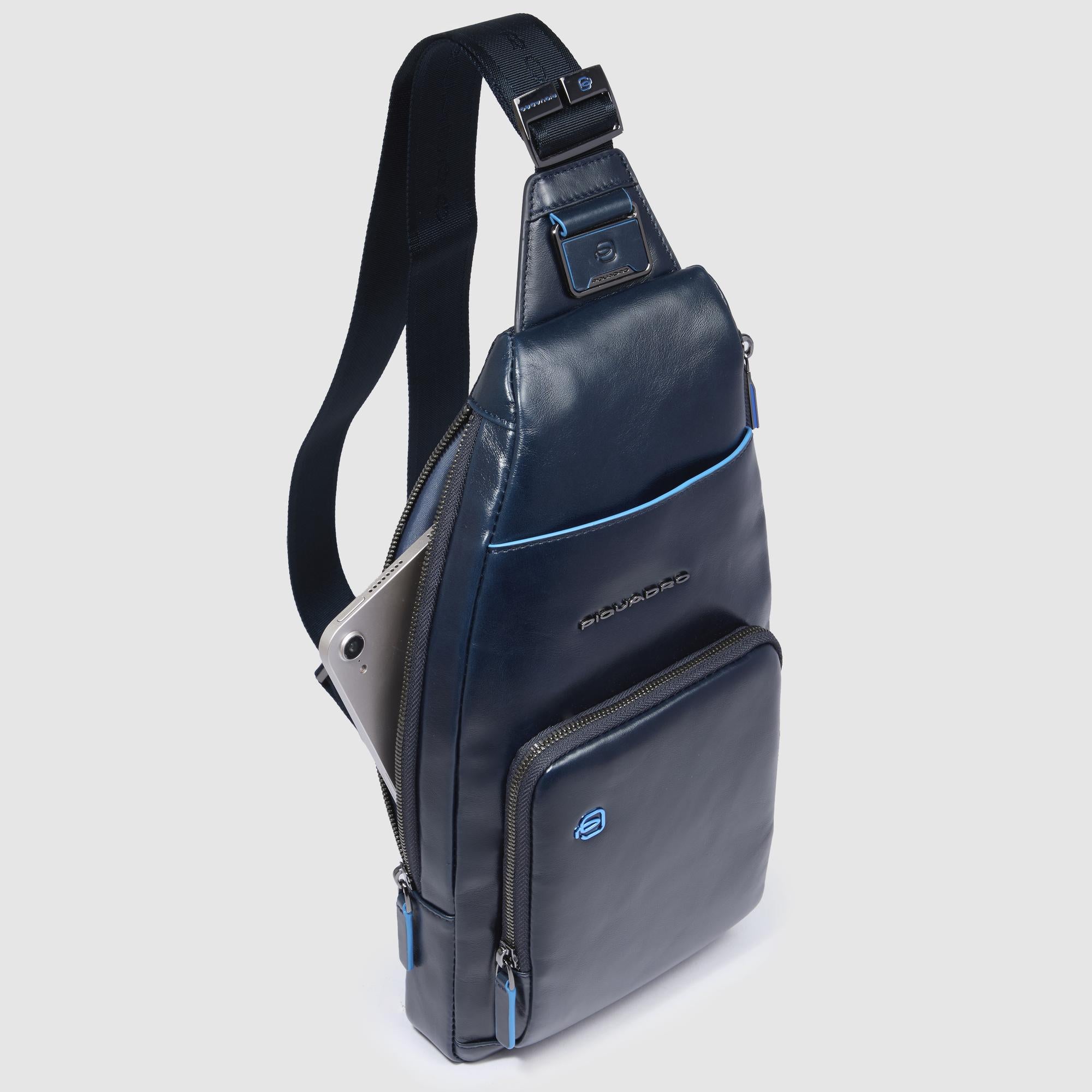 Piquadro Blue Square Sling-Rucksack Herren BLU2 RFID