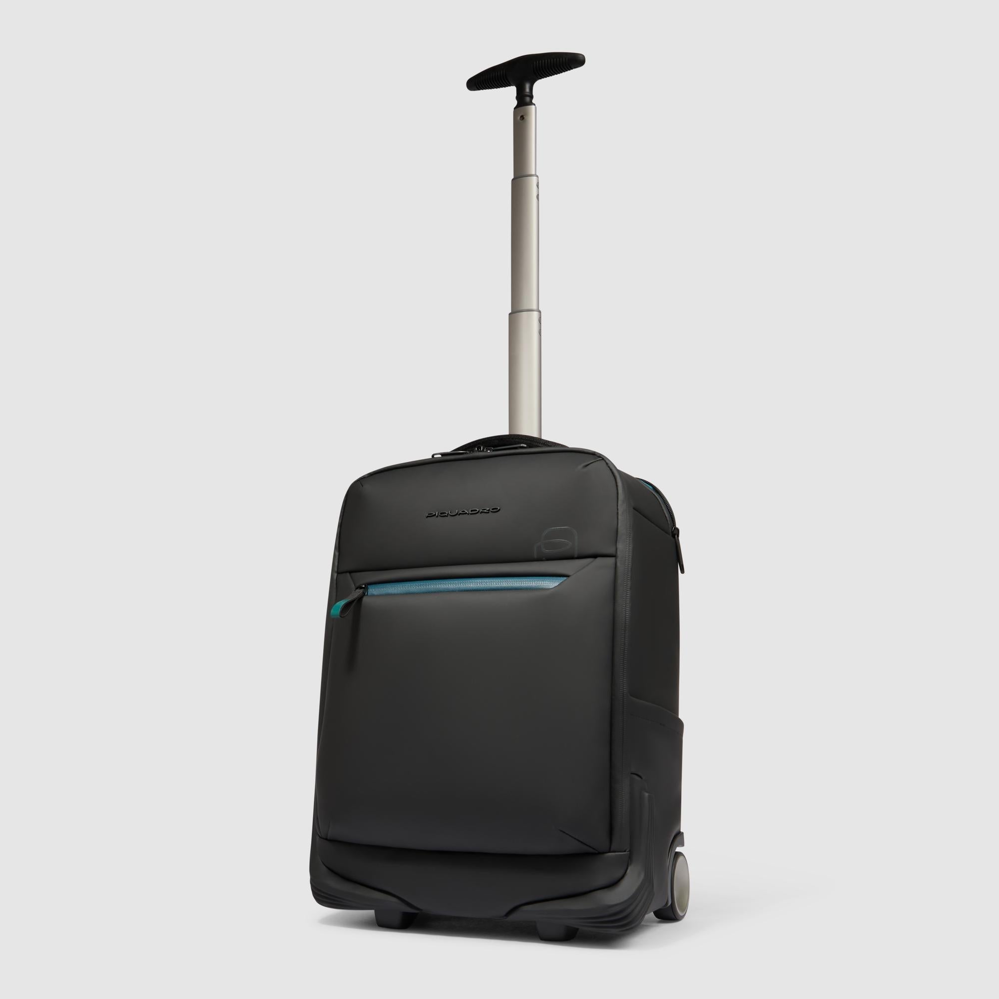 Piquadro PQ-Light Rucksack-Trolley 15,6 Zoll grün Kabine
