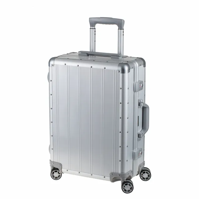 Alumaxx Orbit Reisetrolley Aluminium Silber Matt TSA 55cm