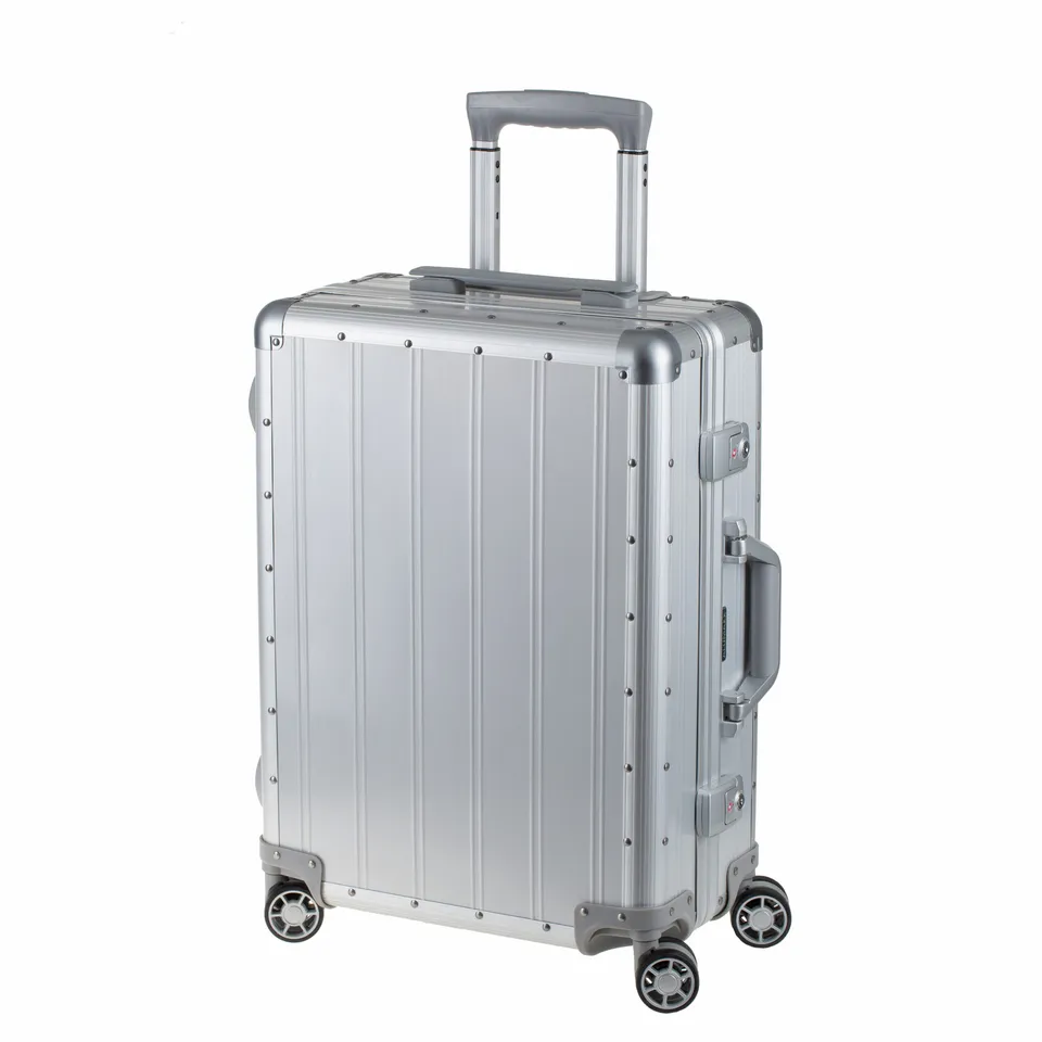 Alumaxx Orbit Reisetrolley Aluminium Silber Matt TSA 55cm