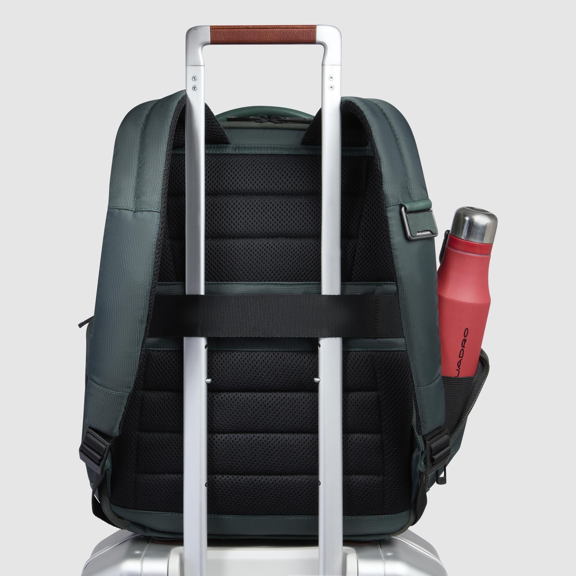 Piquadro Rover Rucksack 15,6 Zoll Laptop Schwarz