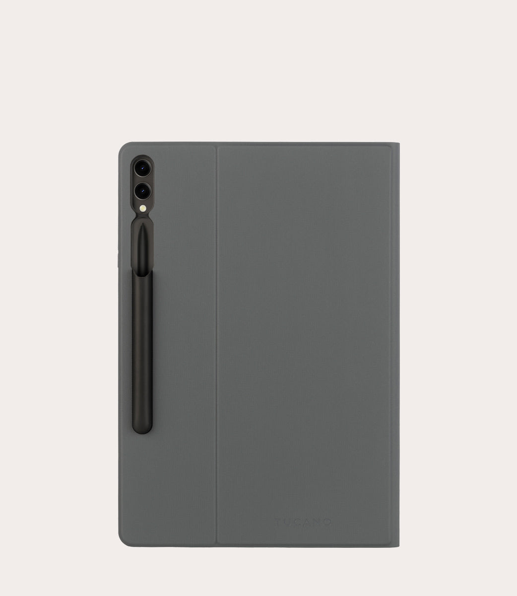Tucano Gala Tablethülle Galaxy Tab S9 11 Zoll Grau Ständer