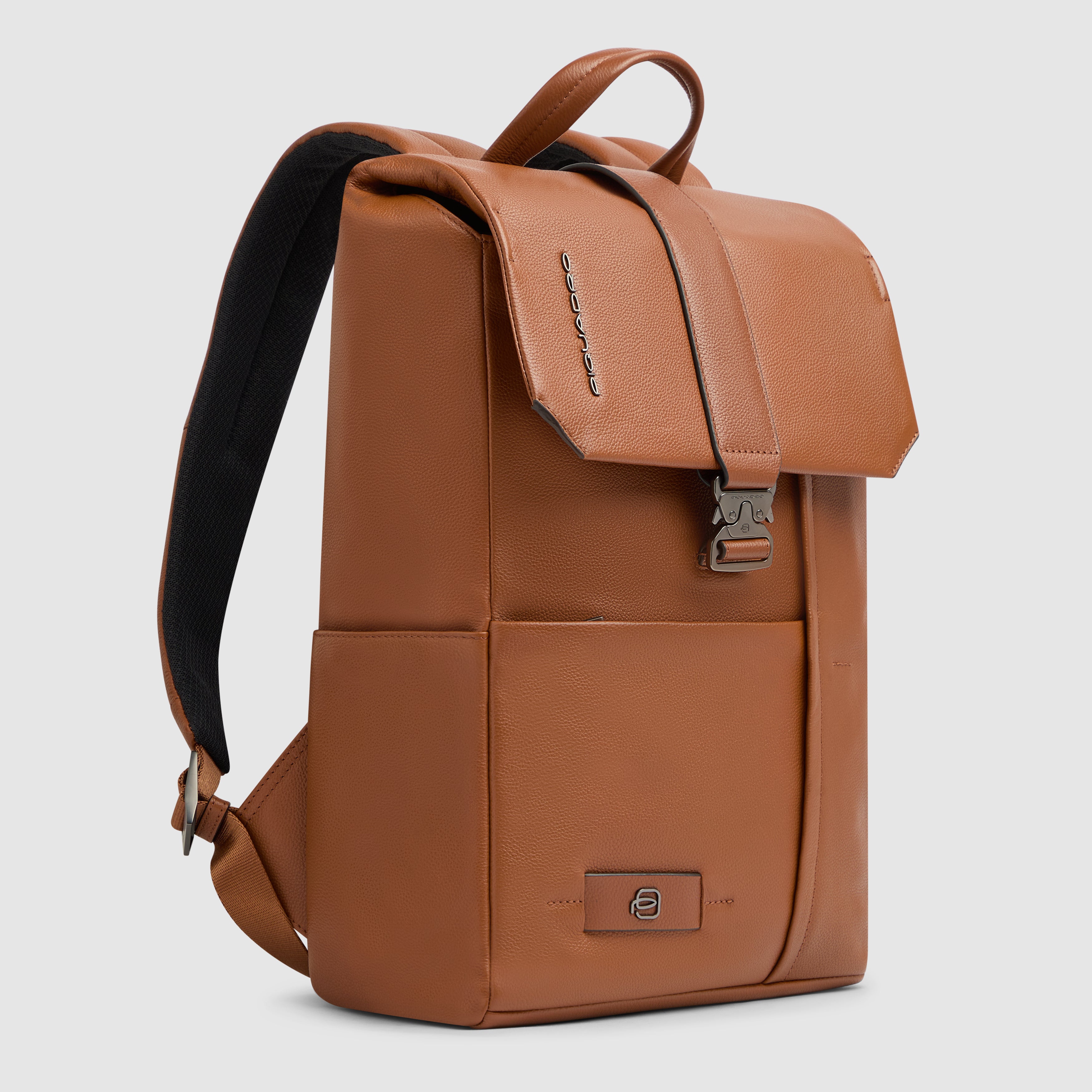 Piquadro Black Square Rucksack Leder 14 Zoll VE3