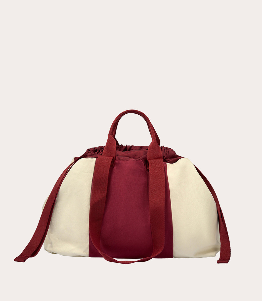 Tucano Carry Beach Medium Shopper Baumwolle Blau Kordelzug