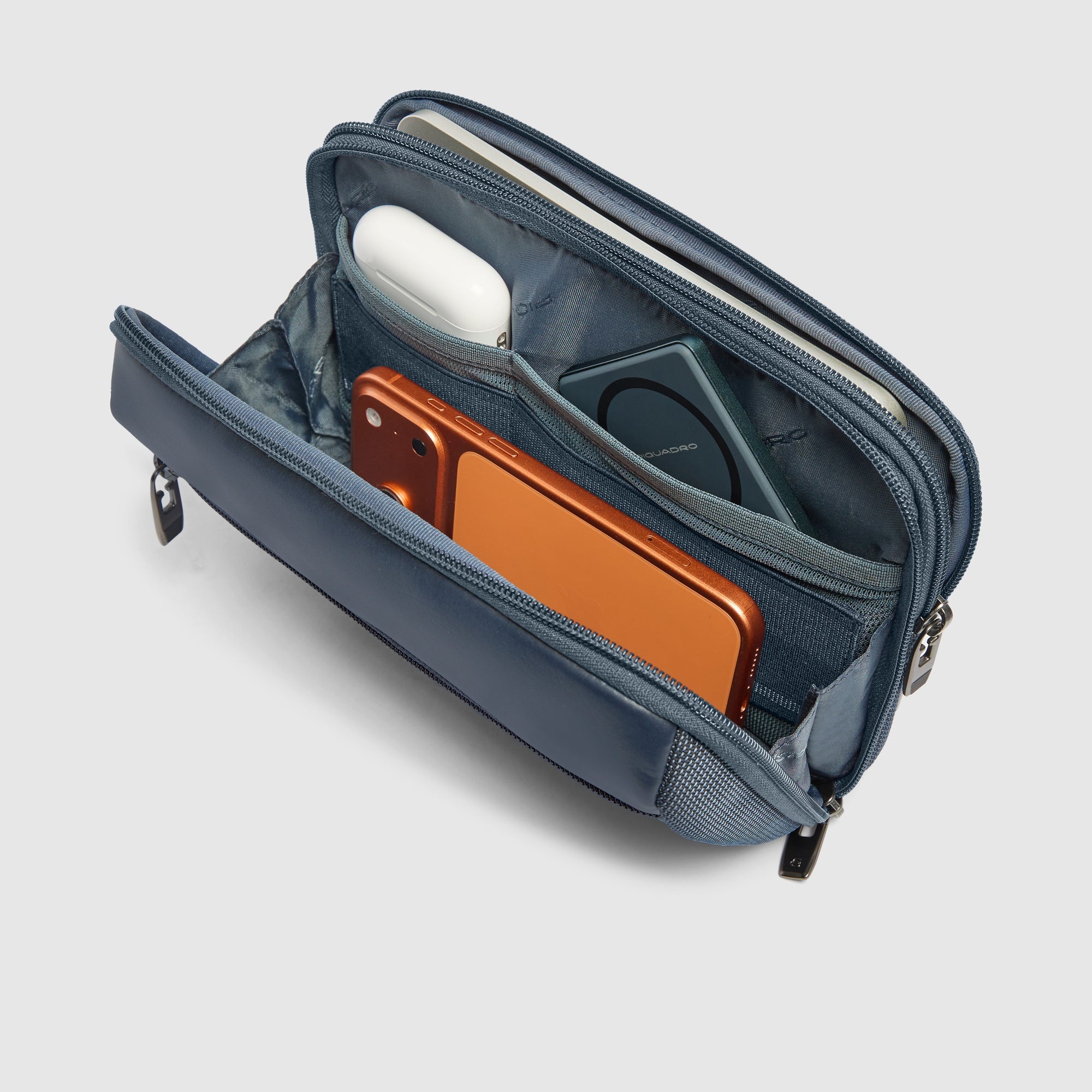 Piquadro Modus Pochette Herren schwarz 2 Fächer