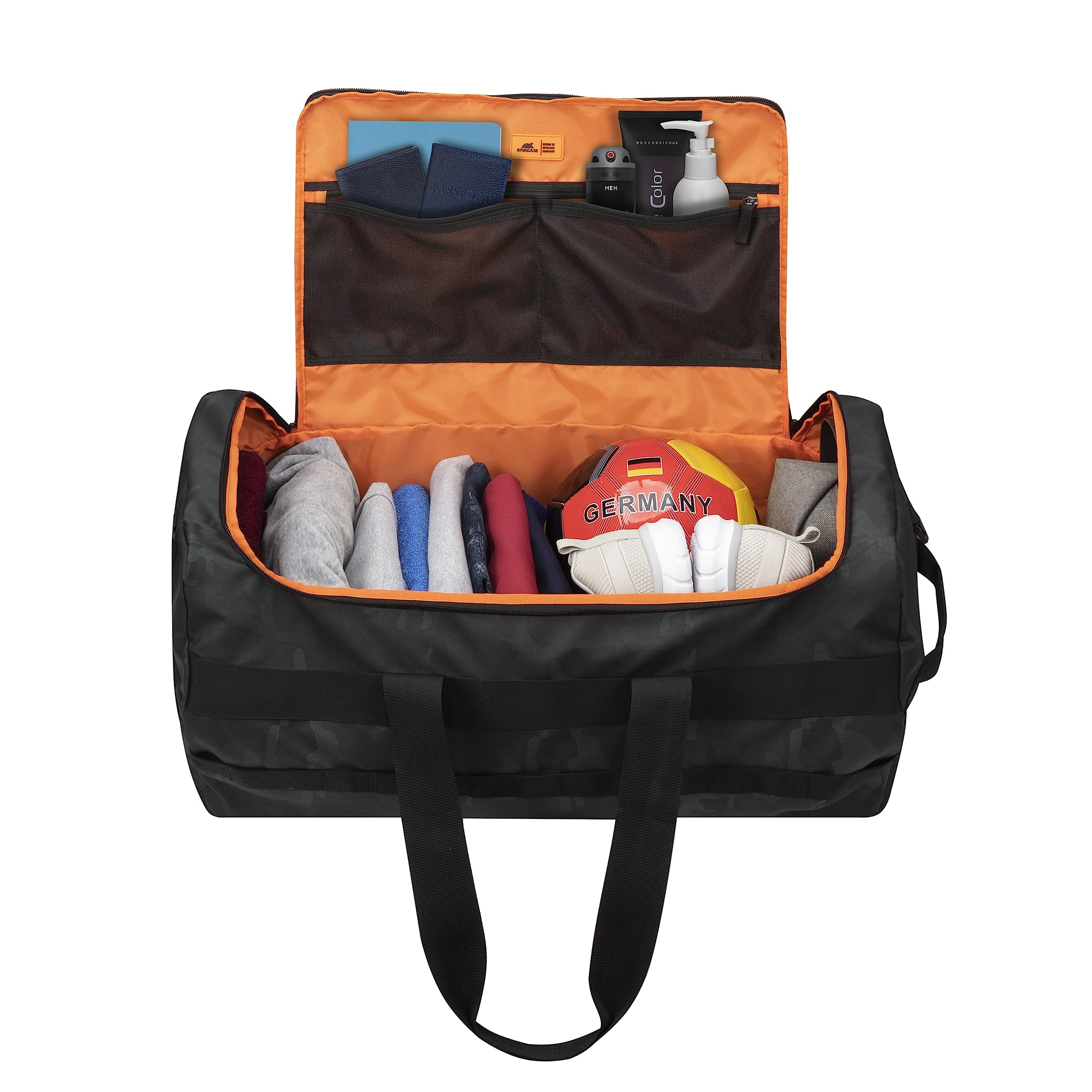 RIVACASE Mercantour Sporttasche 60L Tarnfarben wasserabweisend