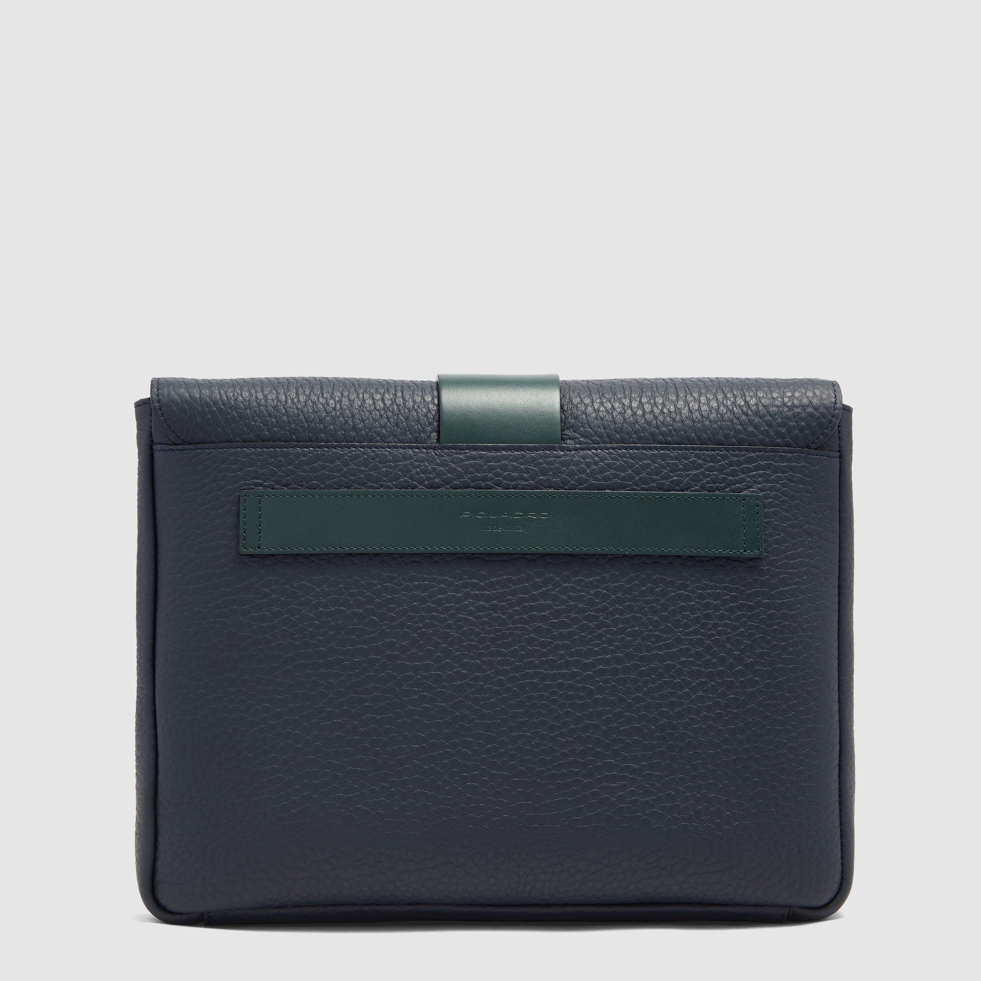 Piquadro Black Square Pochette Herren Leder Schwarz iPad 13