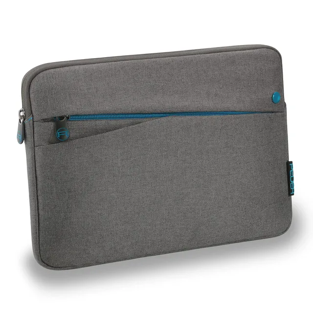 Pedea Tablet 9-11 Zoll Tasche Sleeve grau mit Zubehörfach