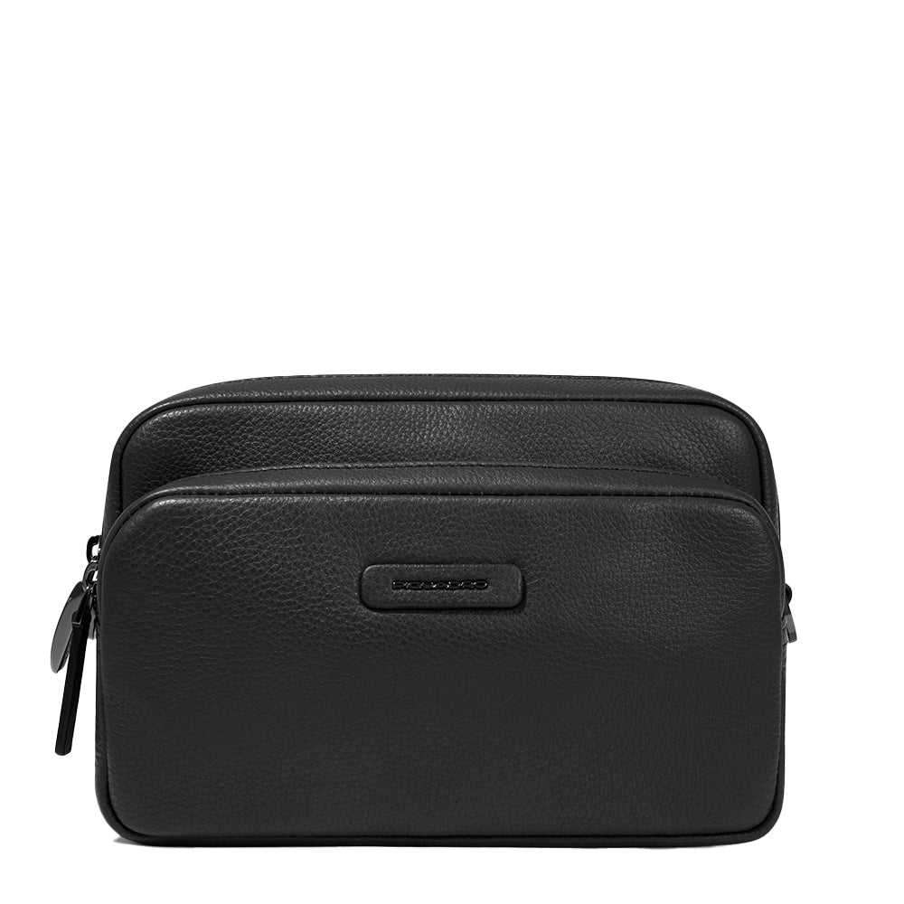 Piquadro Urban Umhängetasche Leder blau Crossbody