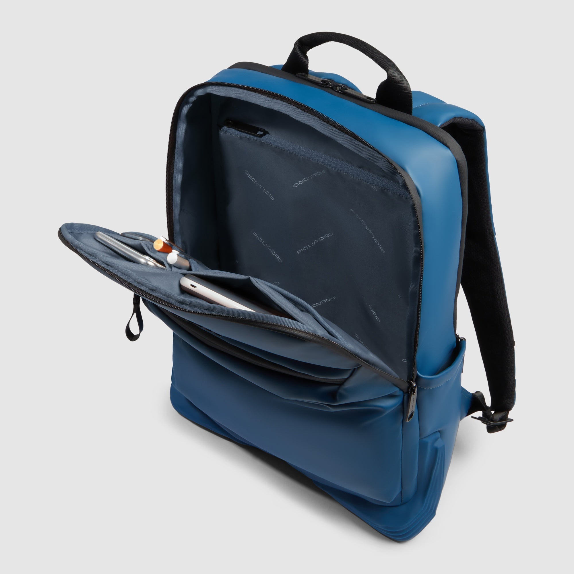 Piquadro Corner 2.0 Rucksack 15,6 Zoll Wasserfest Braun RFID