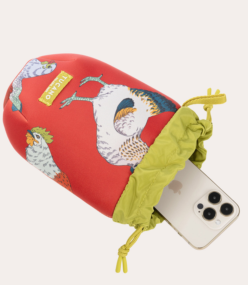 Tucano Schizzo Coulisse Pouch Kosmetiktasche Grün Neopren