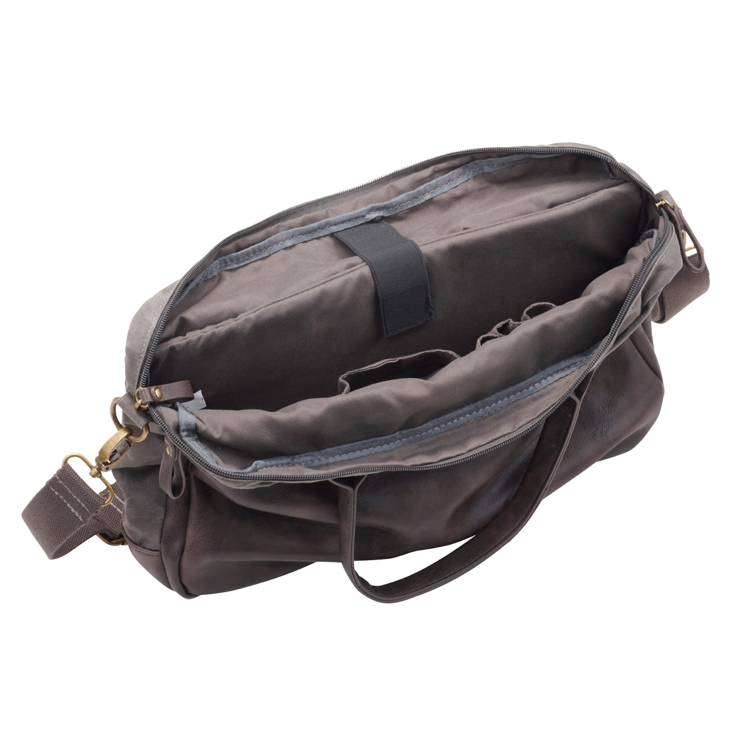 Lightpak Laptoptaschen MYSTIFY S Laptoptasche Grau-Braun 15 Zoll