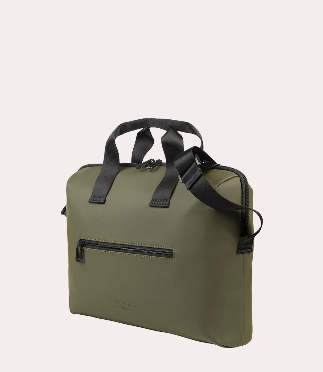 Tucano Gommo Laptoptasche 15,6 Zoll blau gummiert