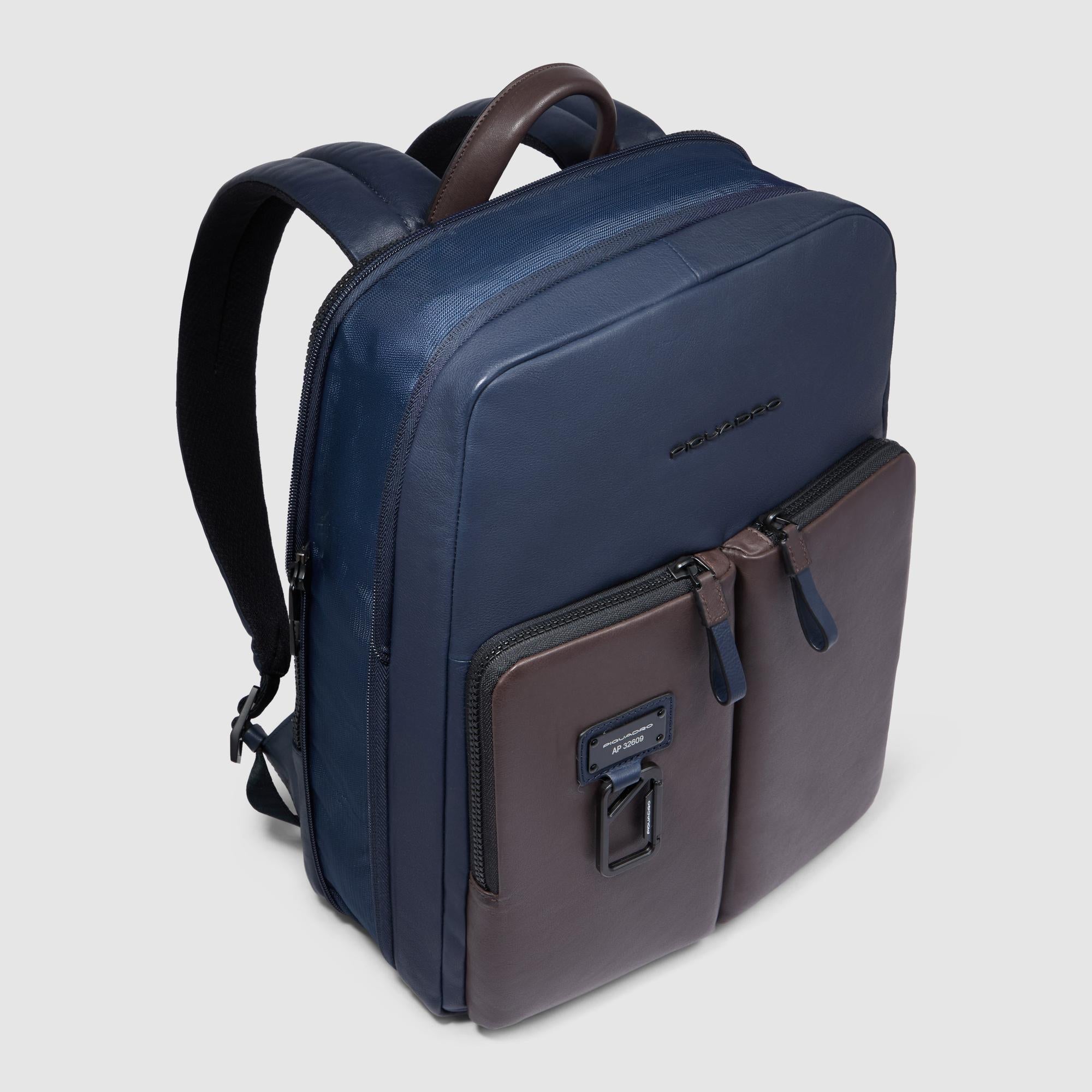 Piquadro Rover Laptop-Rucksack 14 Zoll erweiterbar