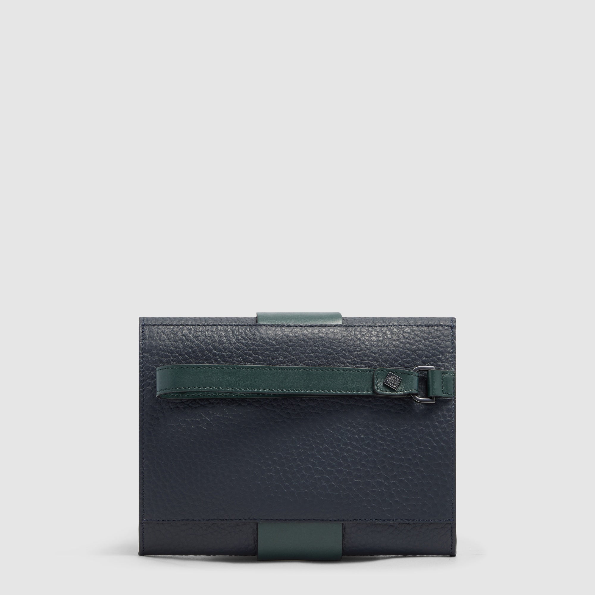 Piquadro Black Square Clutch Leder Schwarz Herren