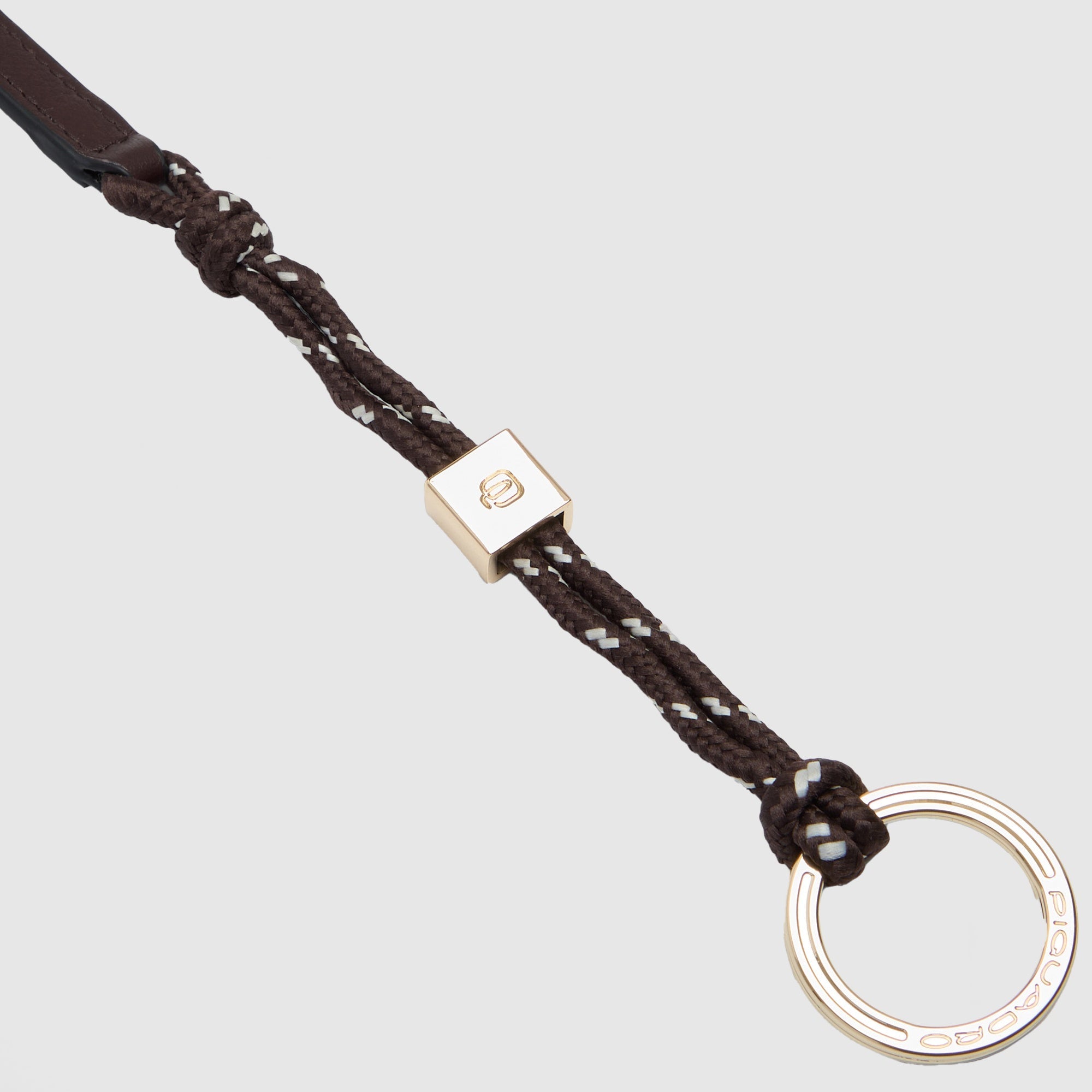 Piquadro Blue Square Schlüsseltasche Leder mit Münzfach
