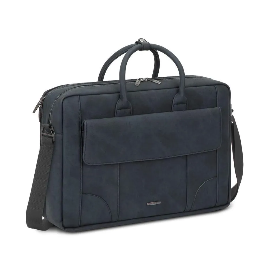 RIVACASE Regent Notebooktasche 16 Zoll Schwarz Kunstleder