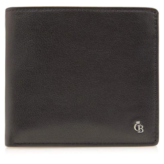 Castelijn & Beerens Nevada Geldbörse 7 Karten Schwarz Leder RFID