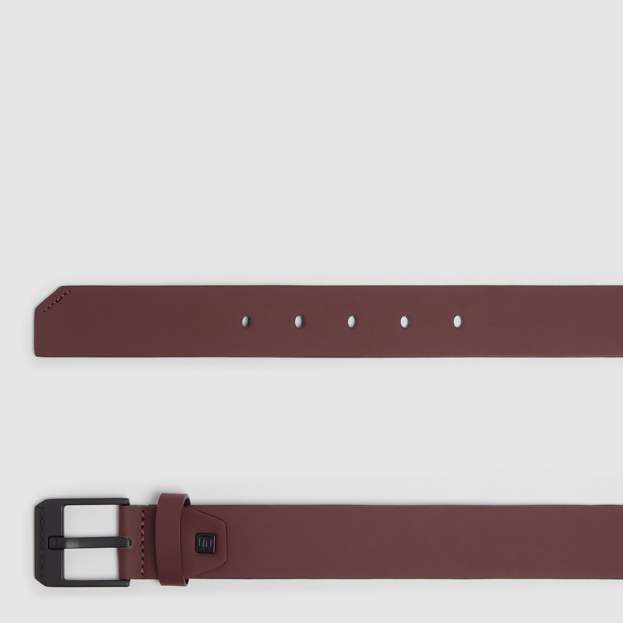 Piquadro Blue Square Gürtel Herren Leder Schwarz Dorn