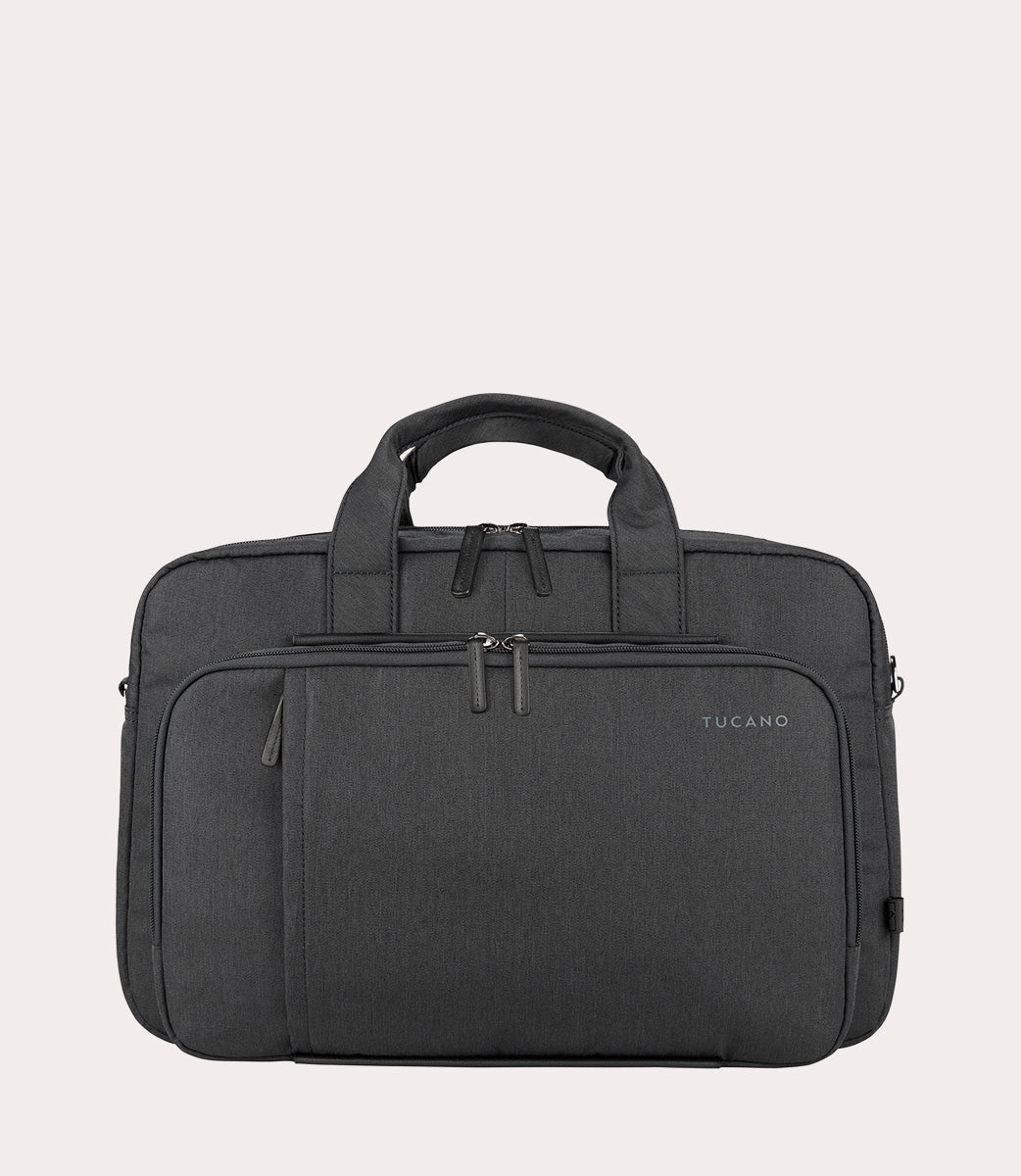 Tucano Flash 15,6 Zoll Laptoptasche Schwarz Recycling
