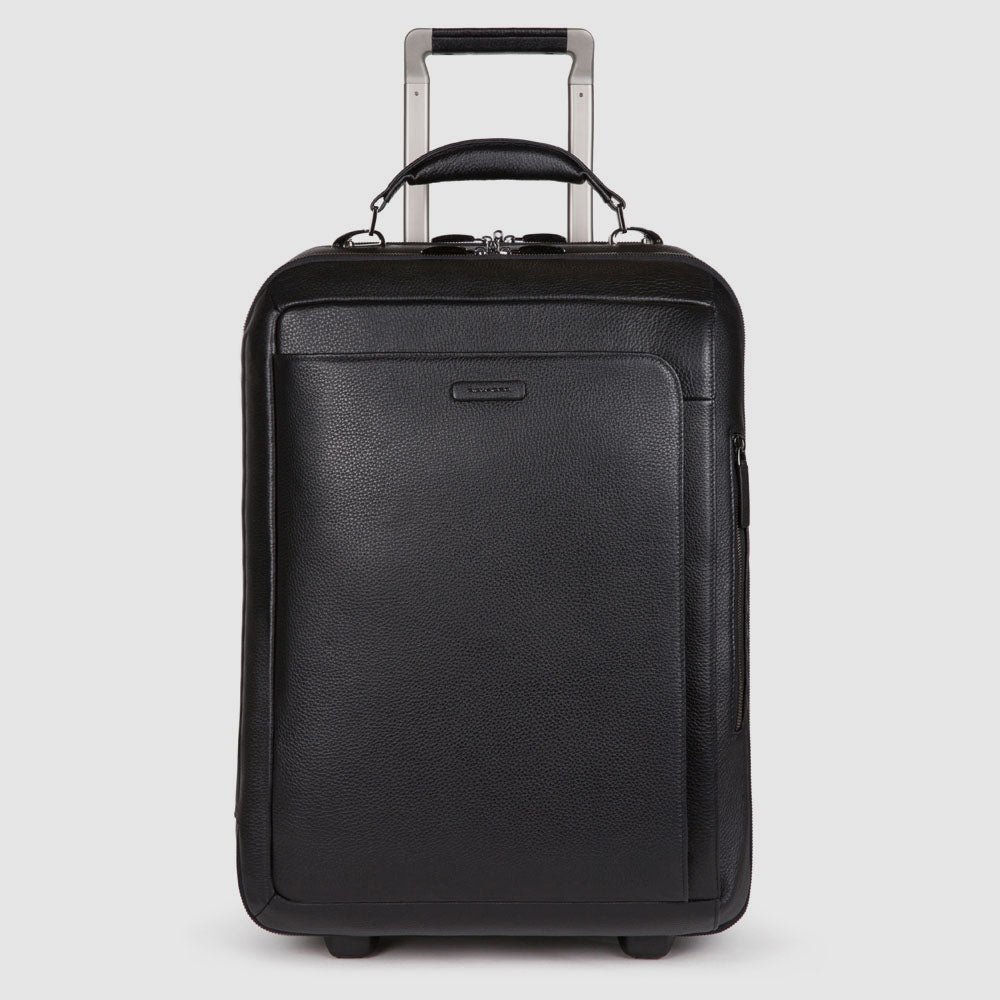 Piquadro PQ-Light Trolley Kabine schwarz Kleidersack