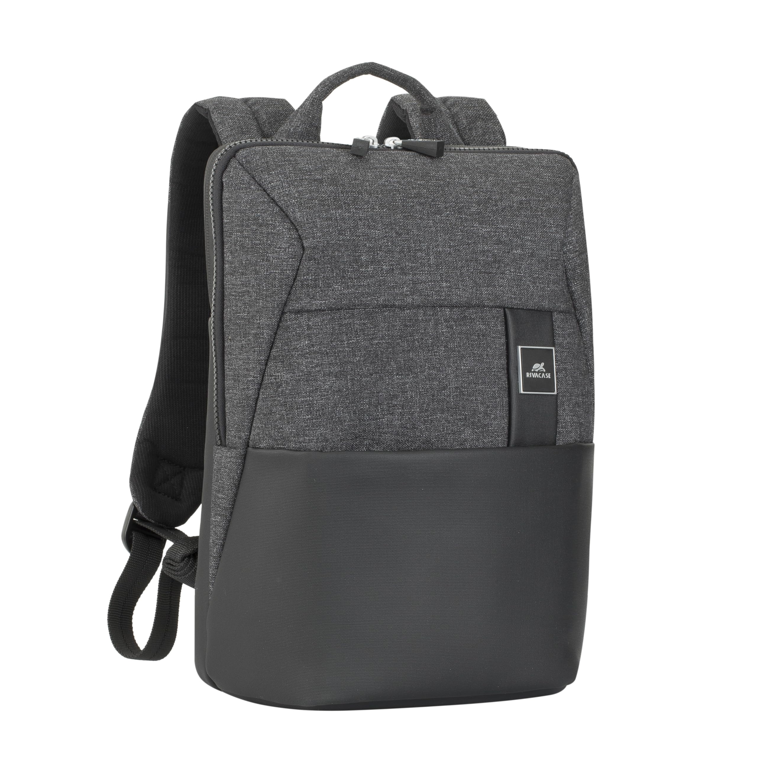 RIVACASE Lantau Laptoprucksack 13,3 Zoll Grau-Schwarz RPET