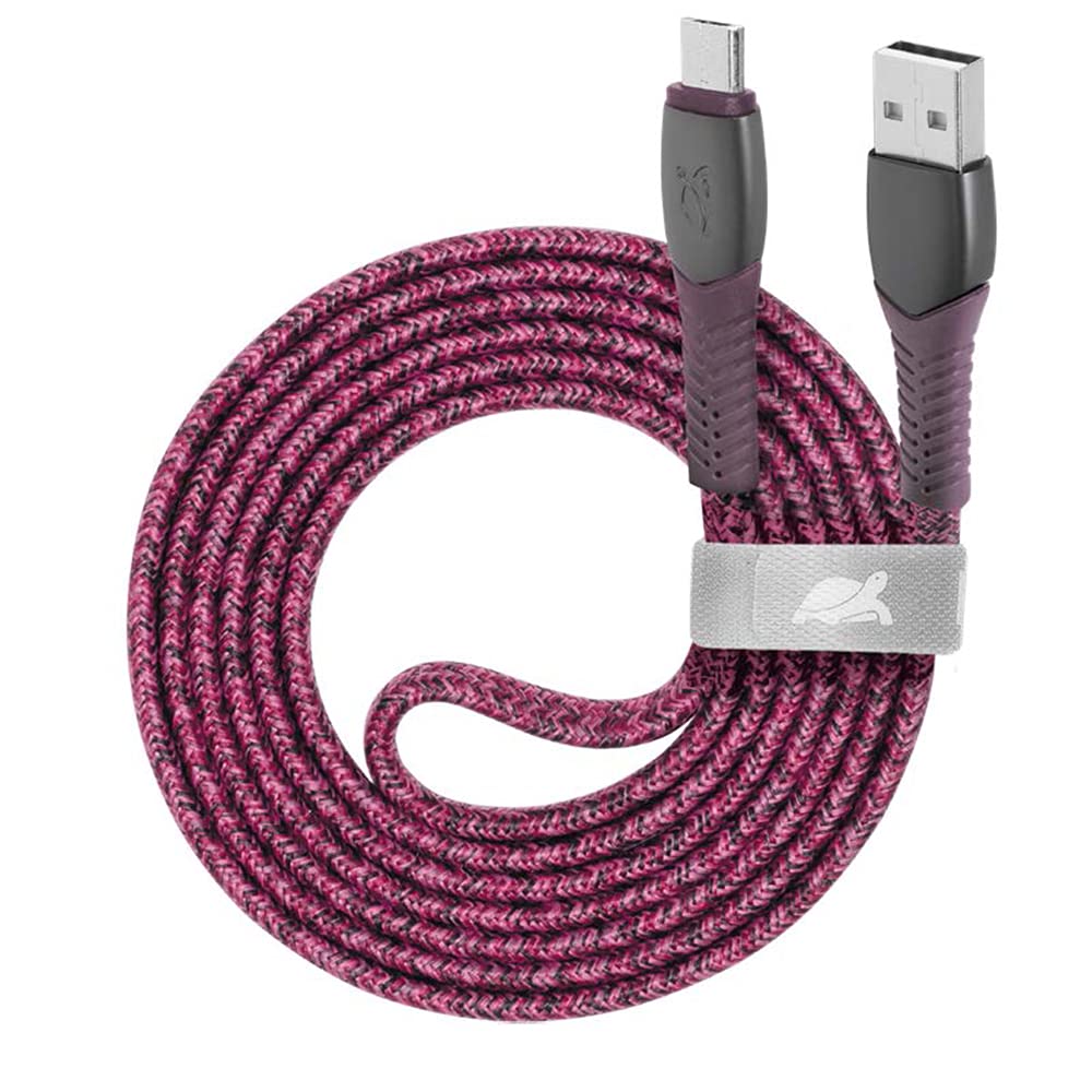 RIVACASE RIVAPOWER PS6100 Micro USB Kabel 1,2m Rot Nylon