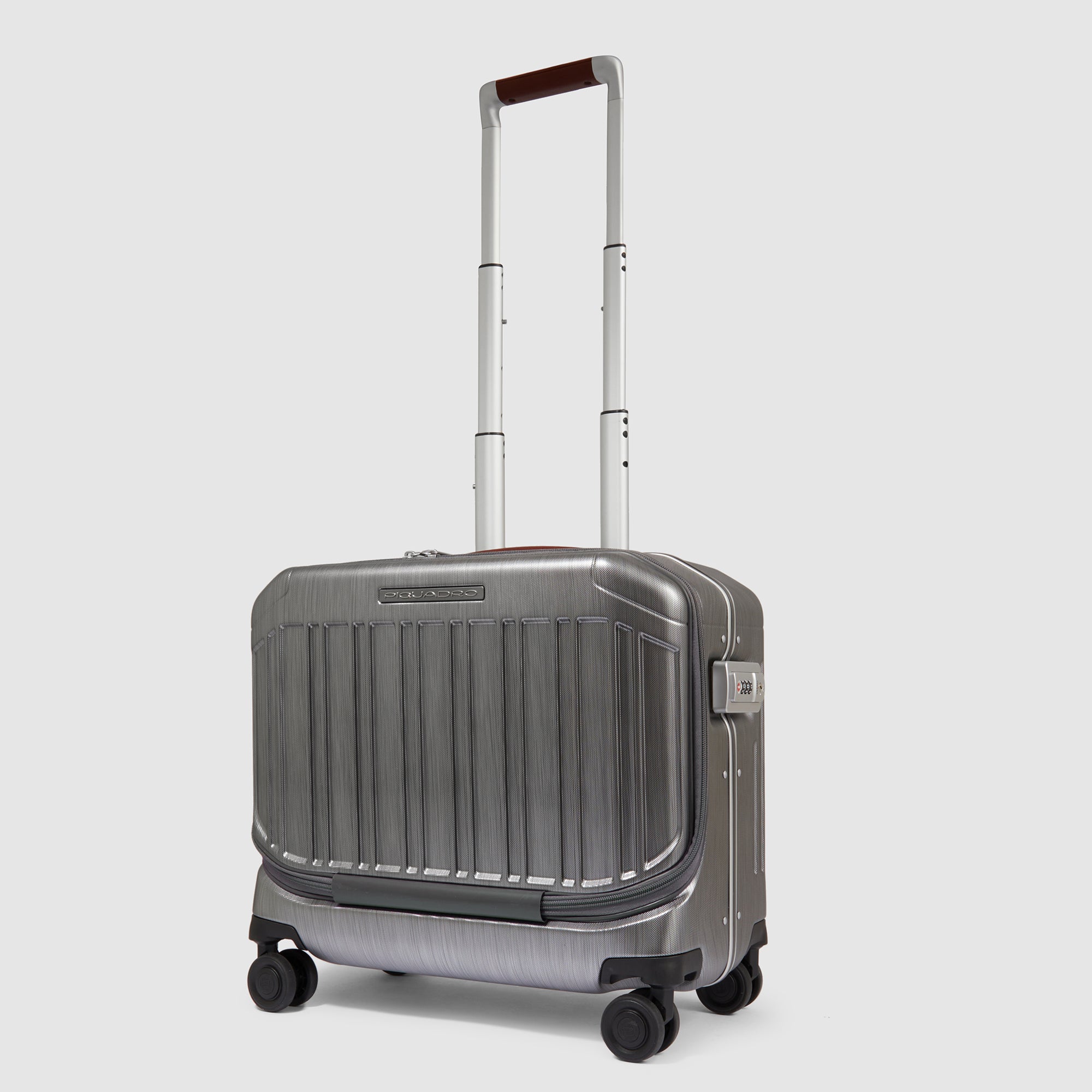 Piquadro PQLP Pilotenkoffer Trolley 15,6 Zoll Schwarz