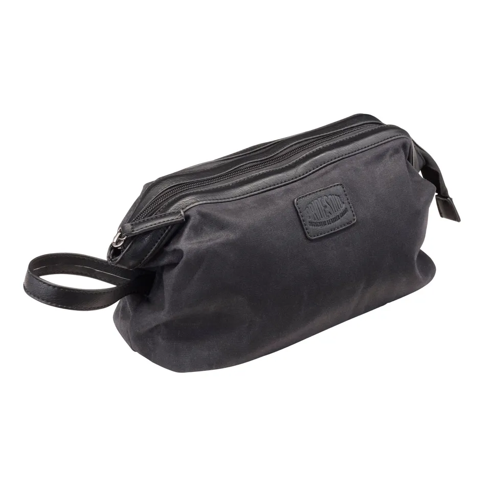 Lightpak Deeds Kosmetiktasche Schwarz Canvas 28x15cm
