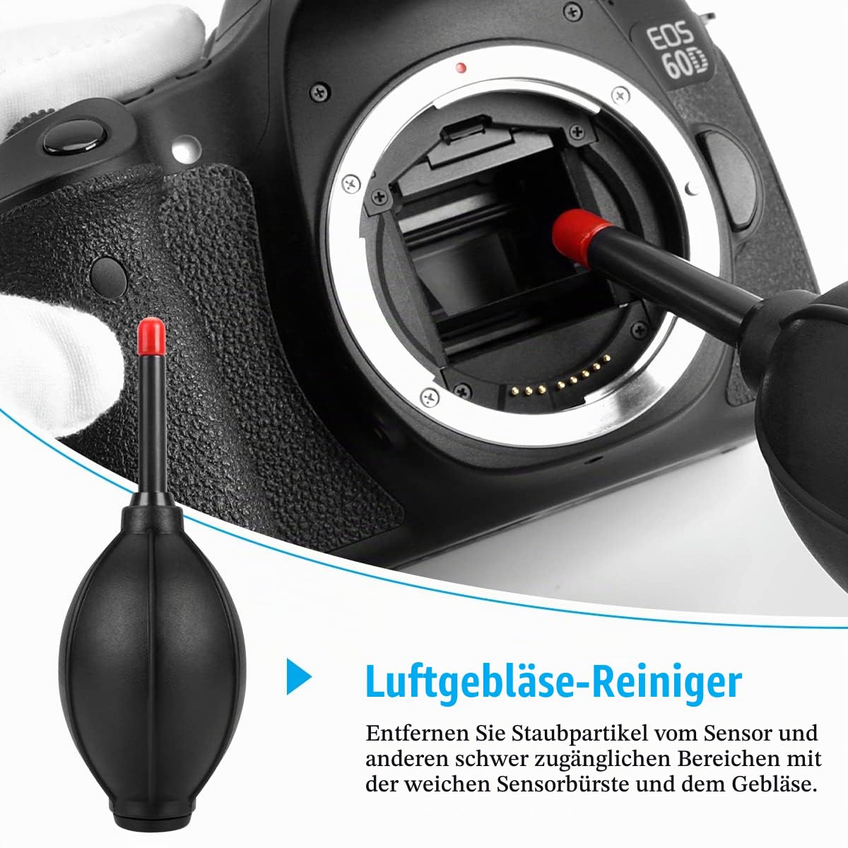 ARVOK Travel Kamera Reinigungsset 32-tlg mit Tasche Blasebalg