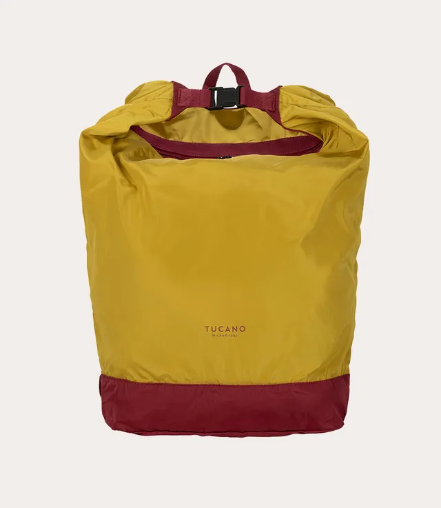 Tucano Spezie Gerla Rucksack faltbar Schwarz recycelt