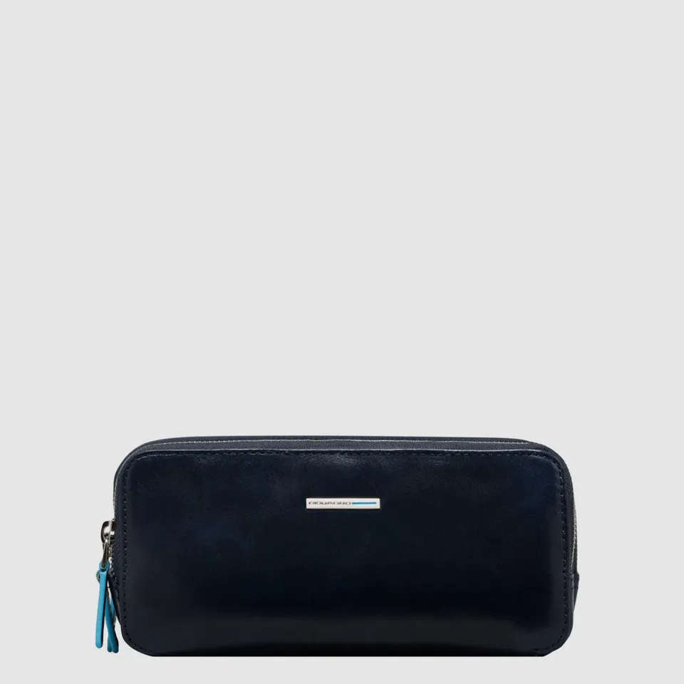 Piquadro Modus Pochette Clutch braun 3 Fächer Leder