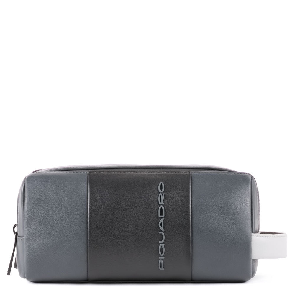 Piquadro PQ-Light Beautycase Herren Leder Schwarz