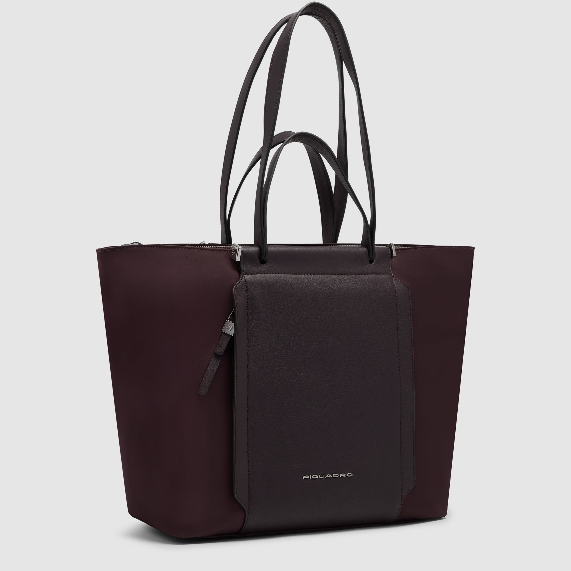 Piquadro Patricia Shopper Laptoptasche 14 Zoll Schwarz recycelt