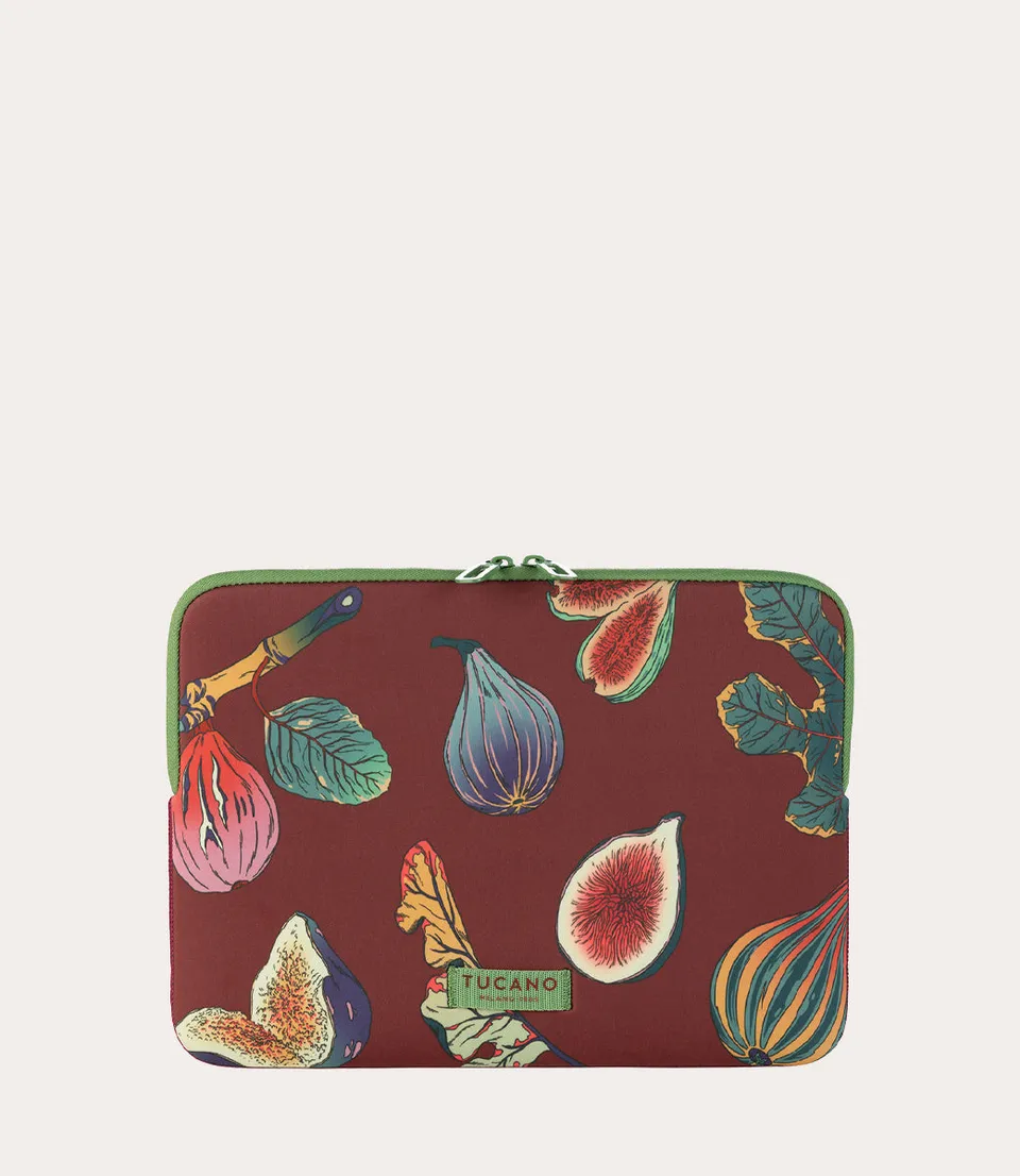 Tucano Schizzo Flora Fichi Sleeve 13 Zoll Bordeaux
