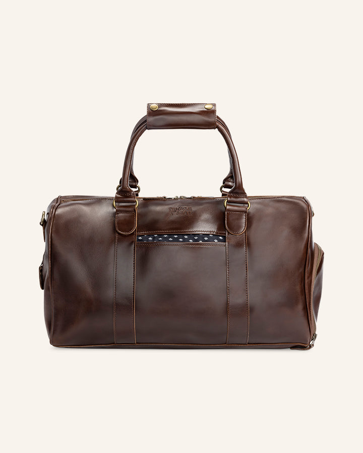 Buckle & Seam Collin Weekender Reisetasche Braun 31L Leder