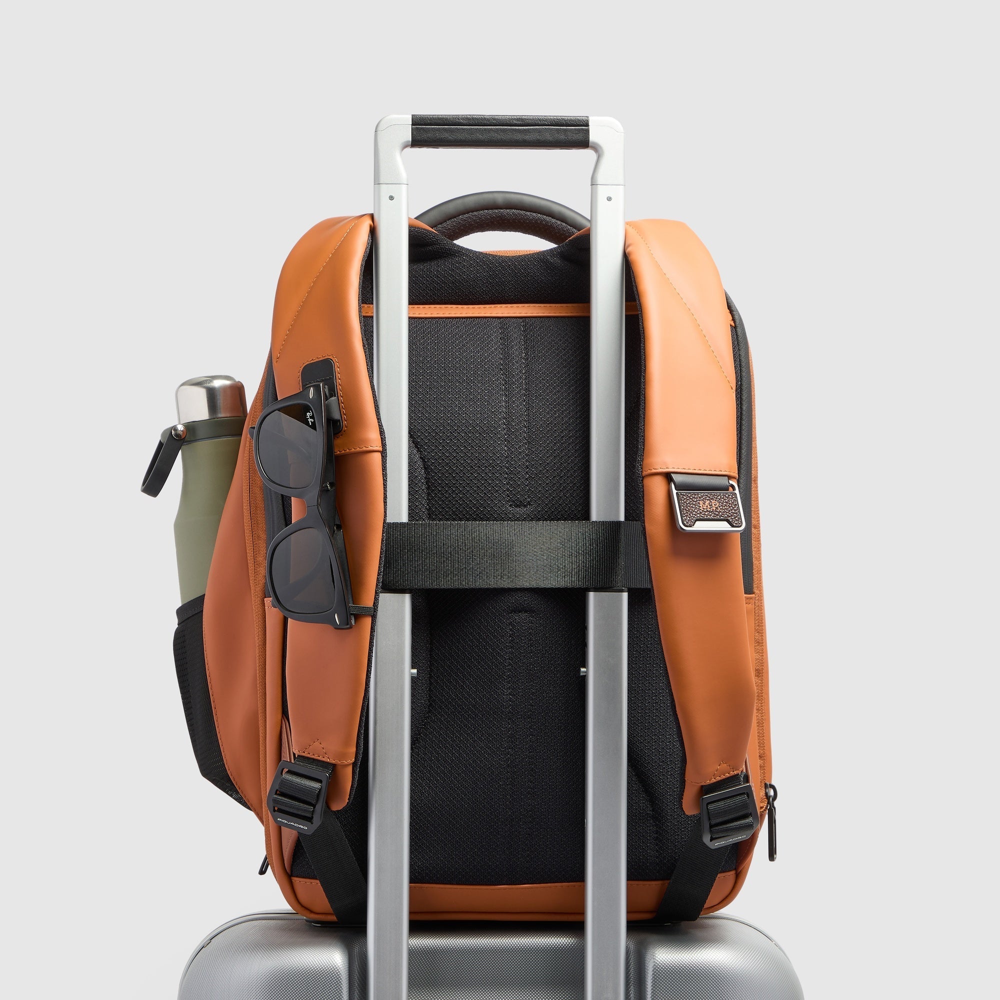 Piquadro Corner 2.0 Rucksack 14 Zoll wasserabweisend grün