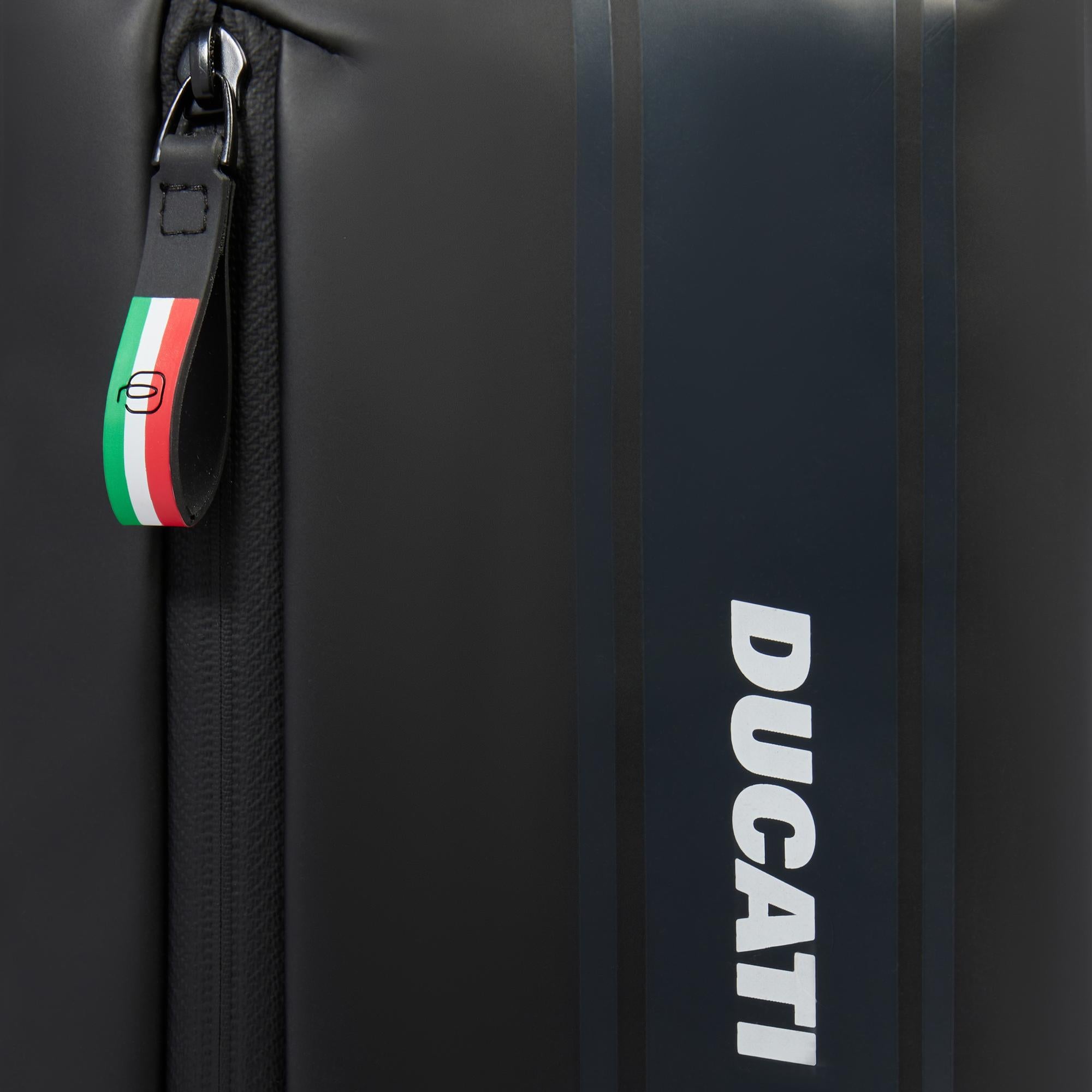 Piquadro x Ducati Sling-Rucksack Herren schwarz RFID