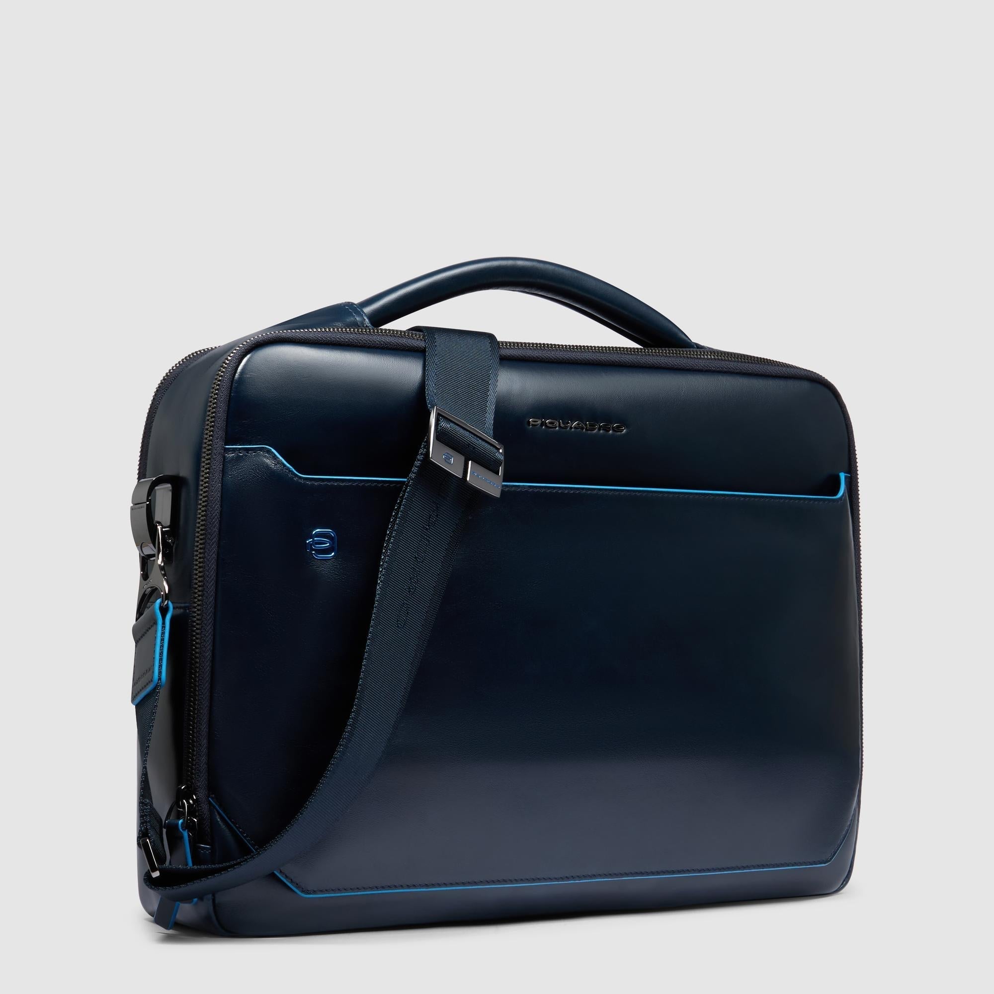 Piquadro Modus Laptoptasche 15,6 Zoll Leder RFID