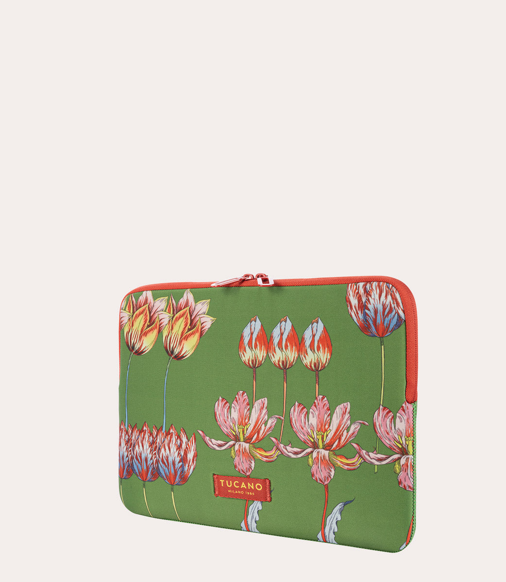 Tucano Schizzo Flora Fiori Hülle 15,6 Zoll Grün Neopren